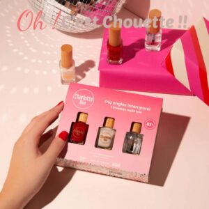Coffret Trio Ongles Naturel Charlotte Bio – vernis vegan made in France