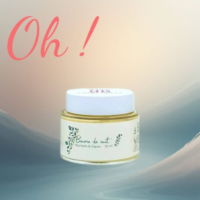 Baume de Nuit Bourrache & Algues naturel - Ibbeo