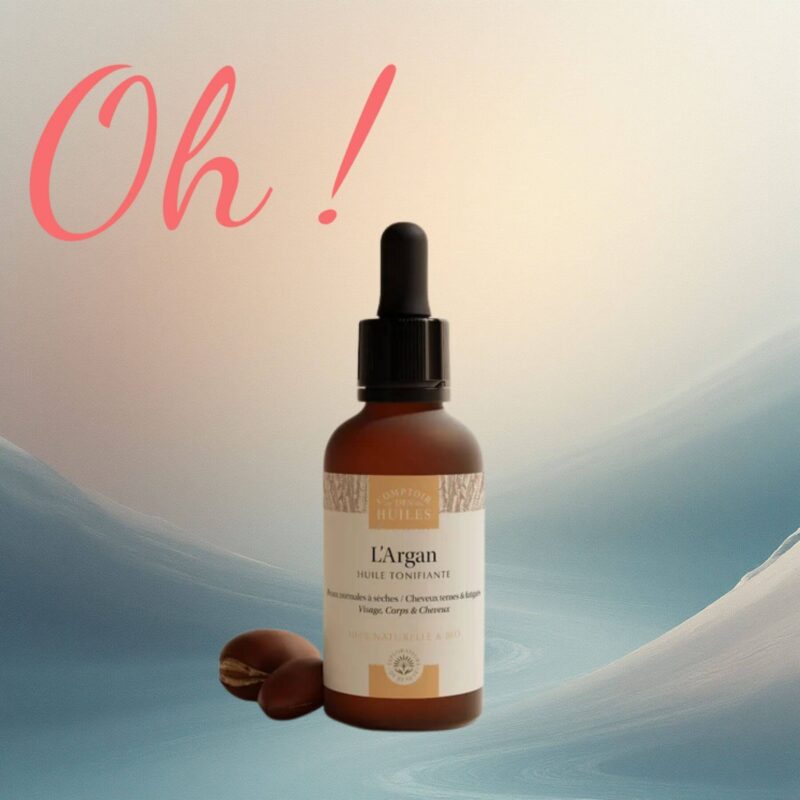 Huile d’Argan Bio Comptoir des huiles - Soin visage & cheveux