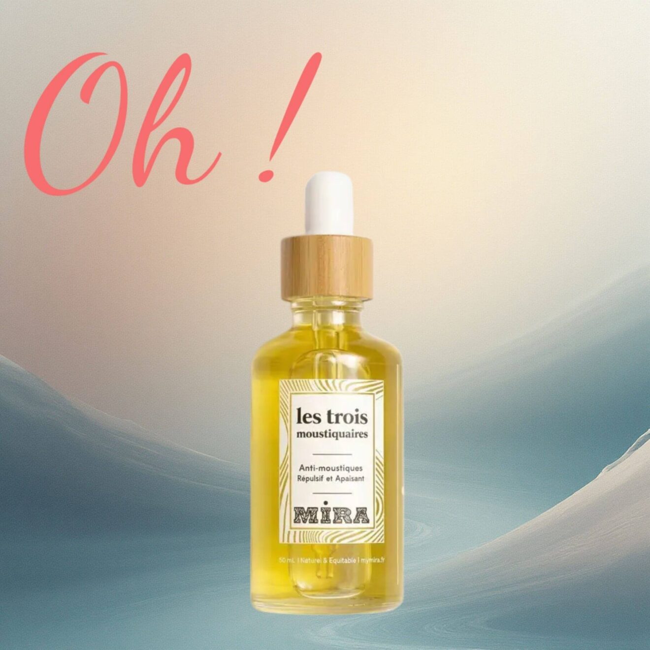 Huile anti-moustiques “Les 3 Moustiquaires” de Mira